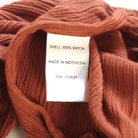 Revolve Tularosa Rory Romper in Clay Halter Neck Size XS Swimsuit Cover Up - Picture 7 of 8